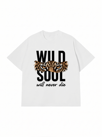 Áo Thun Relaxed Fit Wild Soul Will Never Die