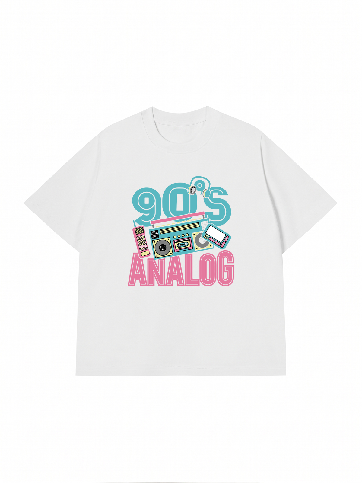 Áo Thun Relaxed Fit 90s Analog