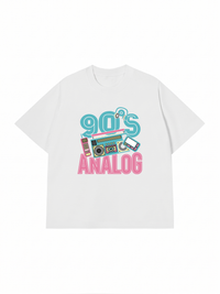 Áo Thun Relaxed Fit 90s Analog