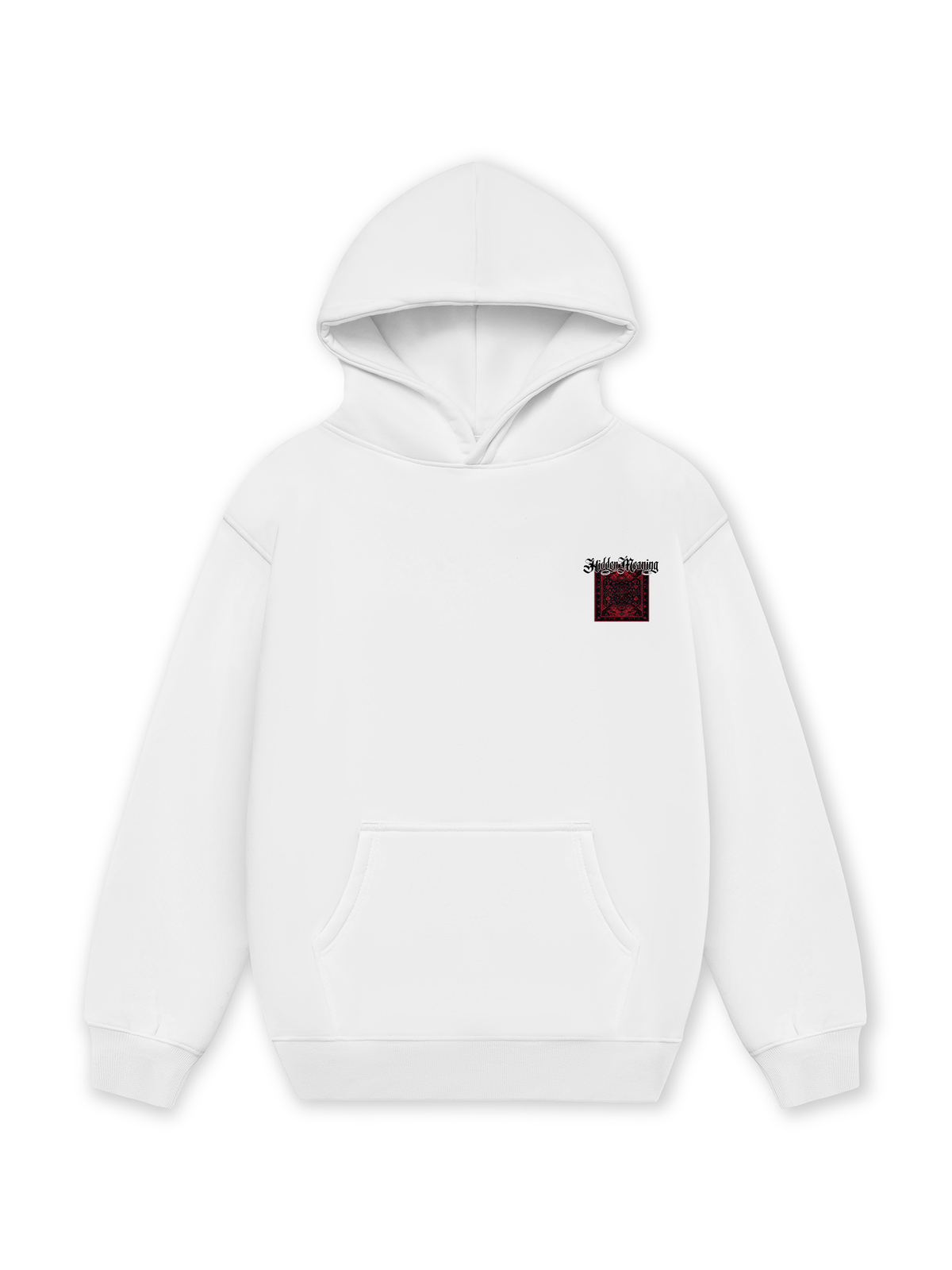 Áo Hoodie Nỉ Hai Da Hidden Meaning Red Rug