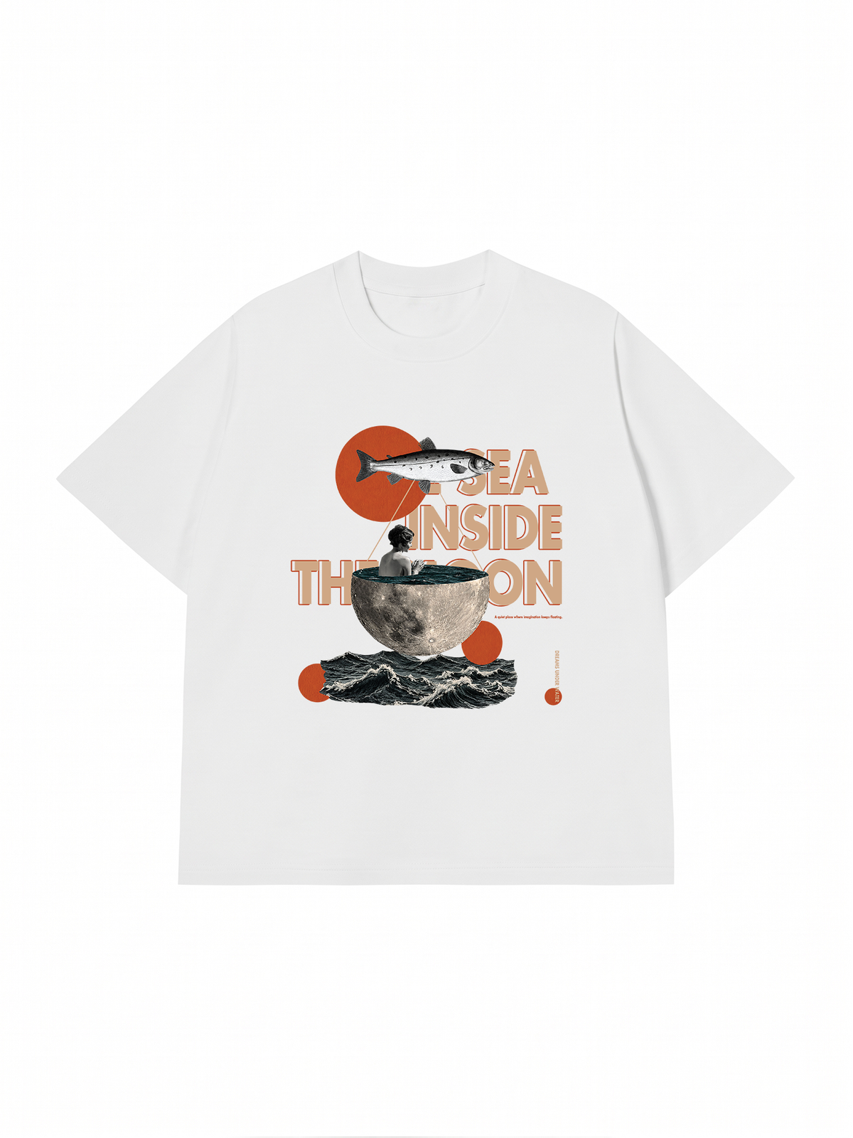 Áo Thun Relaxed Fit THE SEA INSIDE THE MOON
