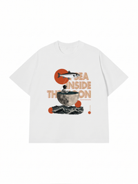 Áo Thun Relaxed Fit THE SEA INSIDE THE MOON