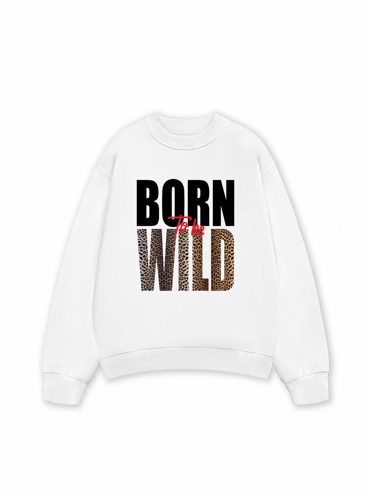 Áo Sweater Nỉ Hai Da Born To Be Wild