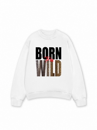 Áo Sweater Nỉ Hai Da Born To Be Wild