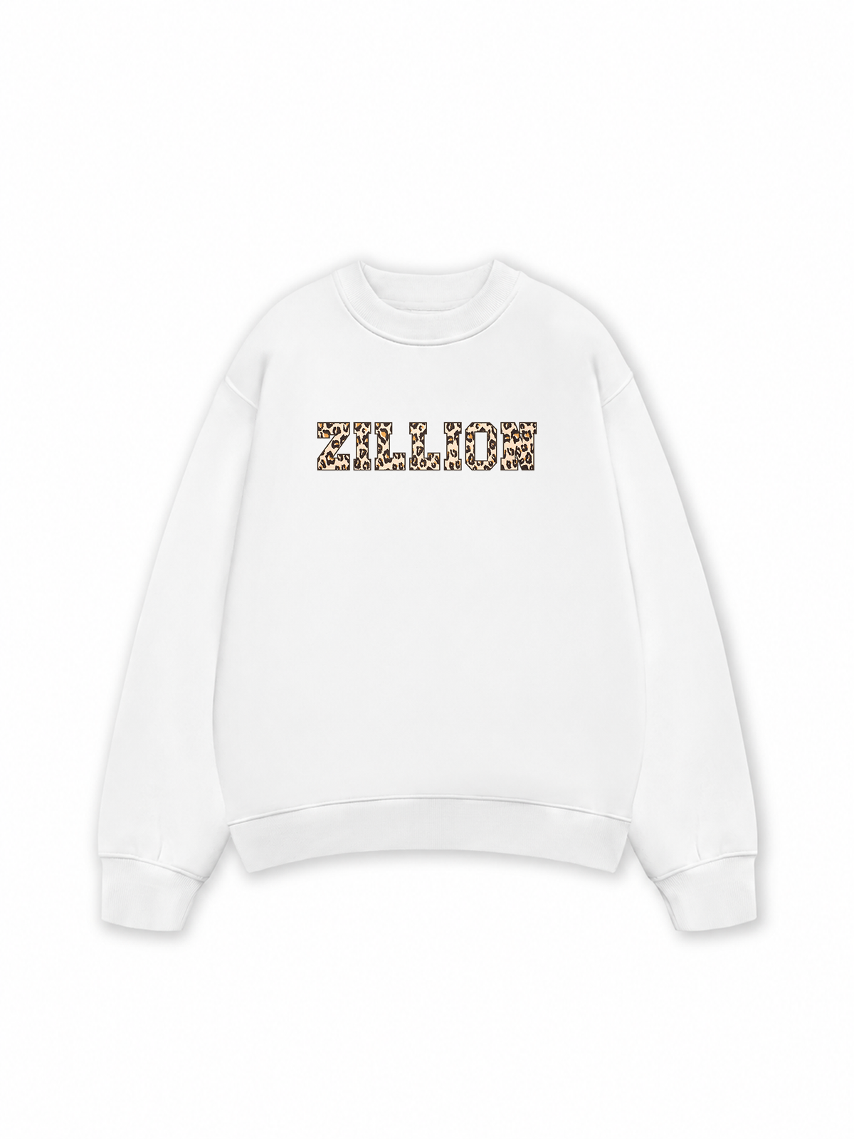 Áo Sweater Nỉ Hai Da Zillion Leopard