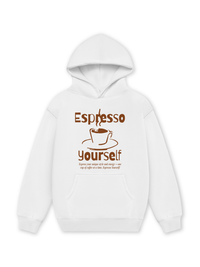 Áo Hoodie Nỉ Hai Da Espresso Yourself