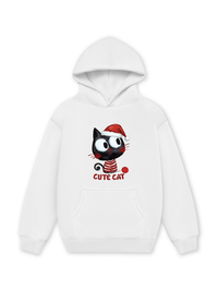 Áo Hoodie Nỉ Hai Da Cute Cat