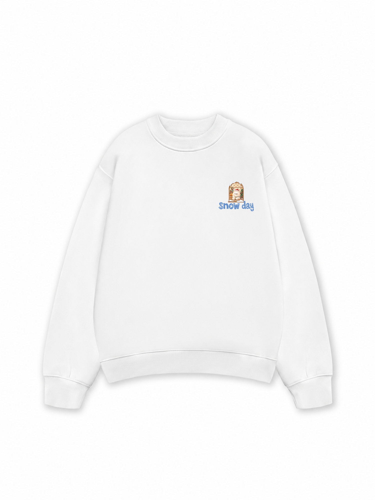 Áo Sweater Nỉ Hai Da Snow Day