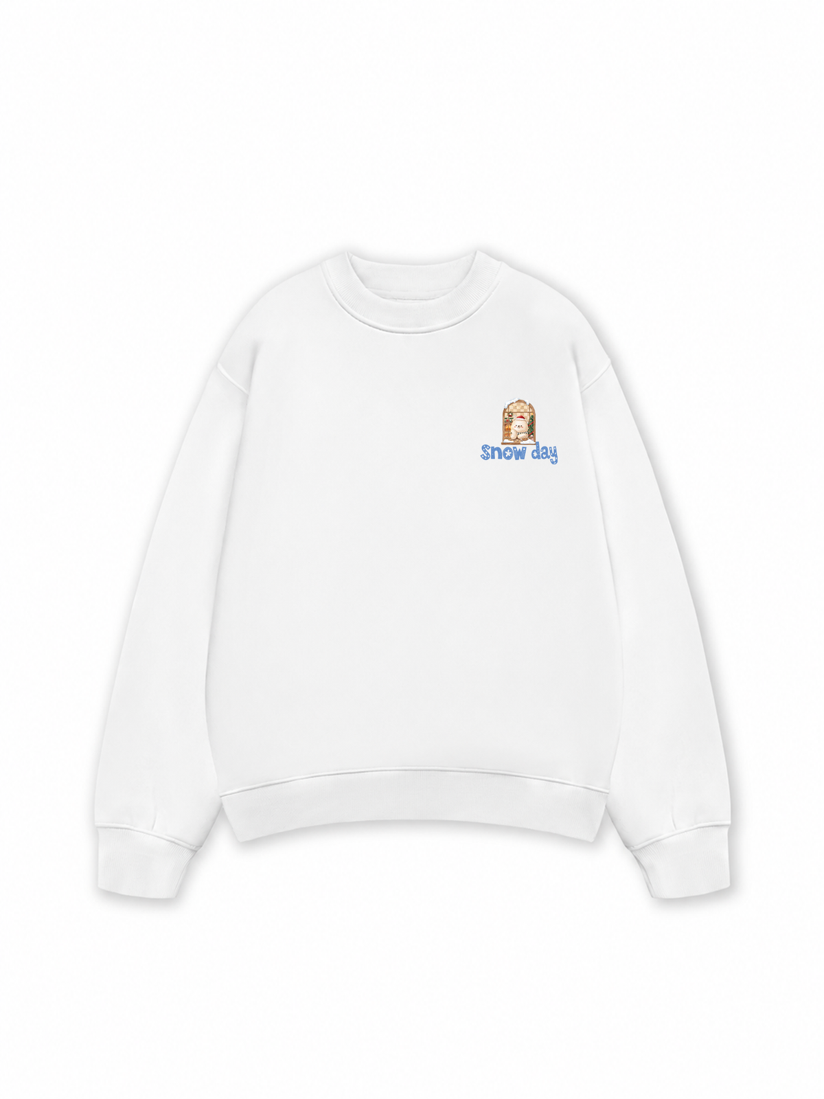 Áo Sweater Nỉ Hai Da Snow Day