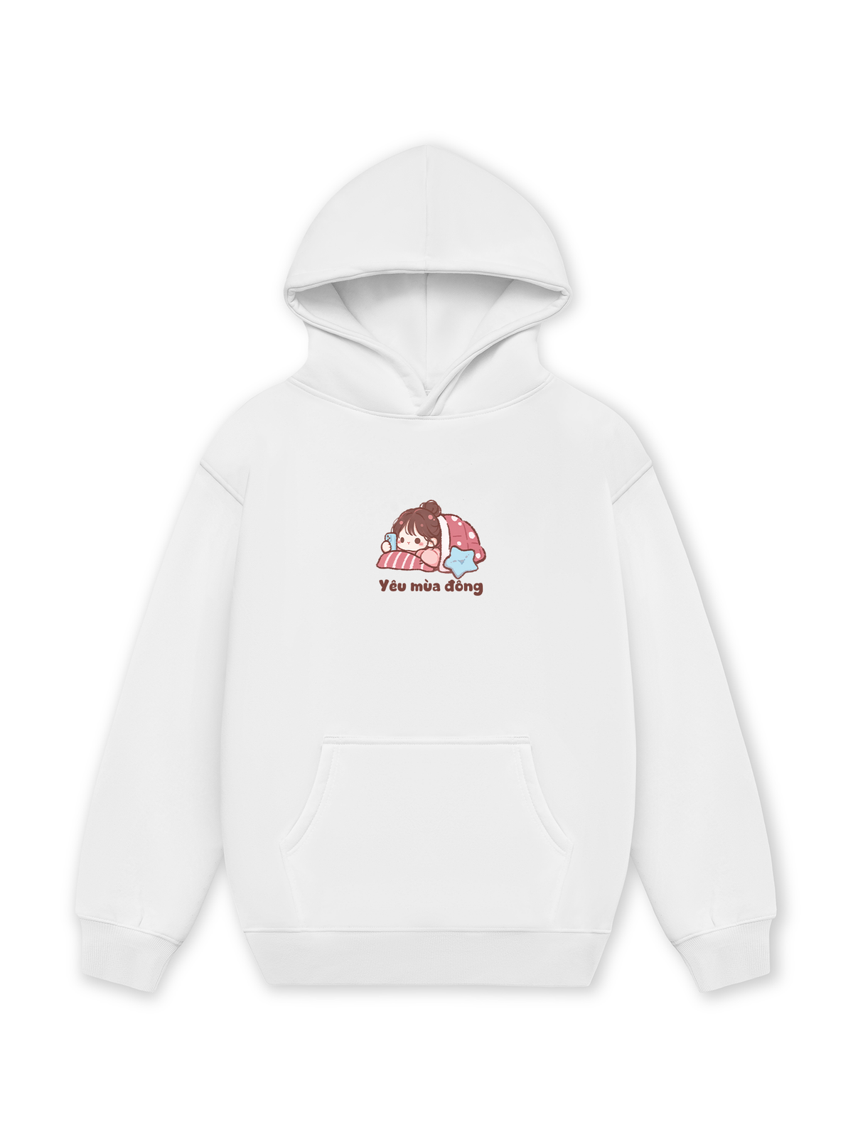 Áo Hoodie Nỉ Hai Da Yêu Mùa Đông