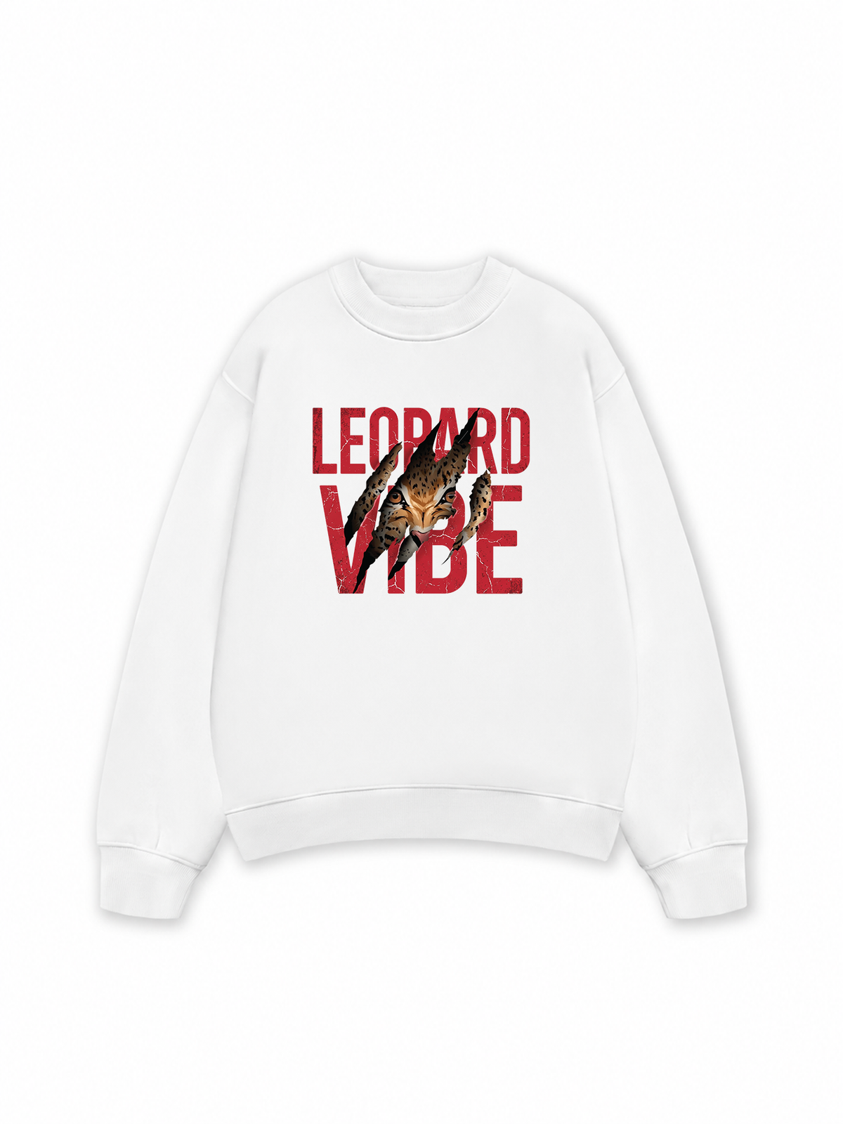 Áo Sweater Nỉ Hai Da Leopard Rip
