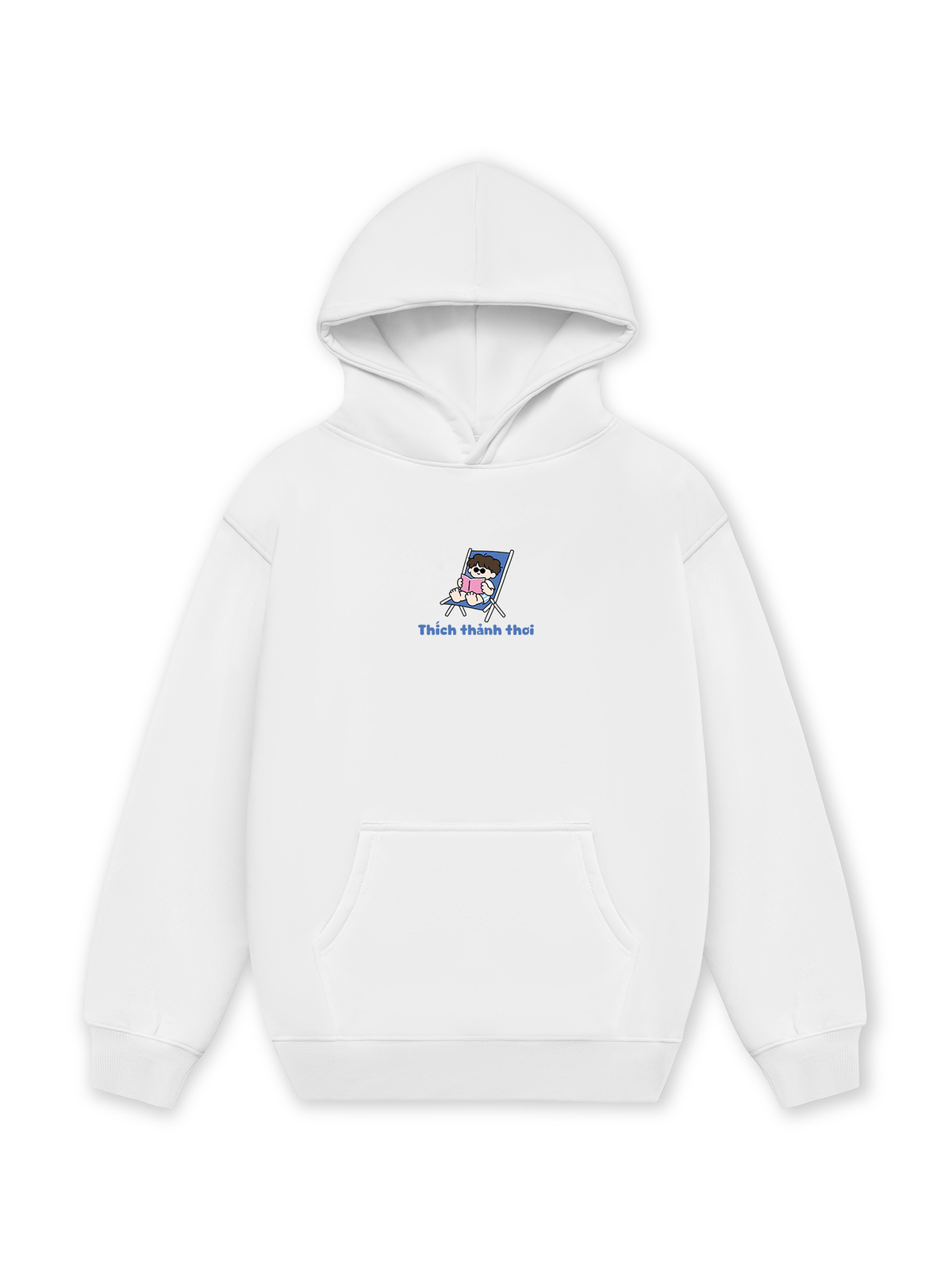 Áo Hoodie Nỉ Hai Da Thích Thảnh Thơi