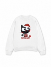 Áo Sweater Nỉ Hai Da Cute Cat