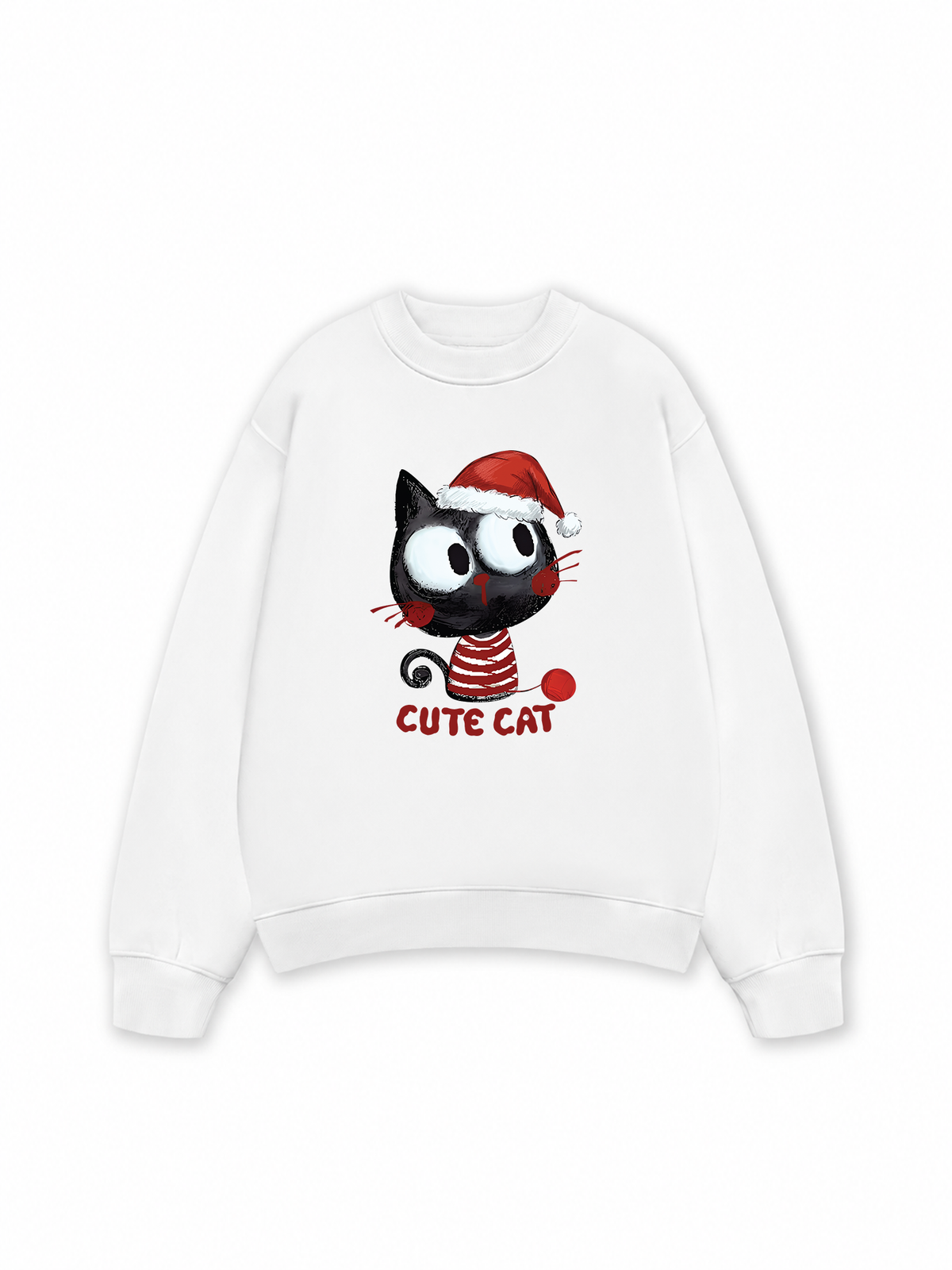 Áo Sweater Nỉ Hai Da Cute Cat