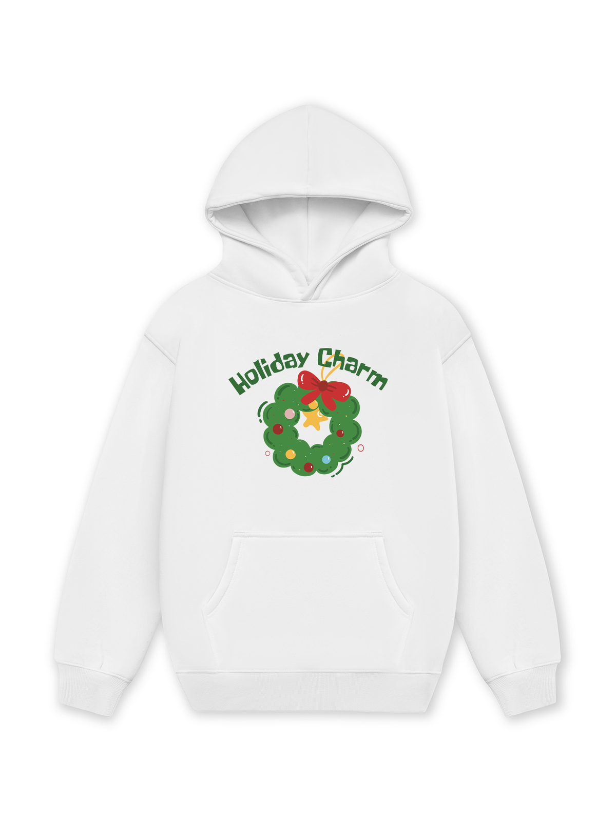 Áo Hoodie Nỉ Hai Da Holiday Charm
