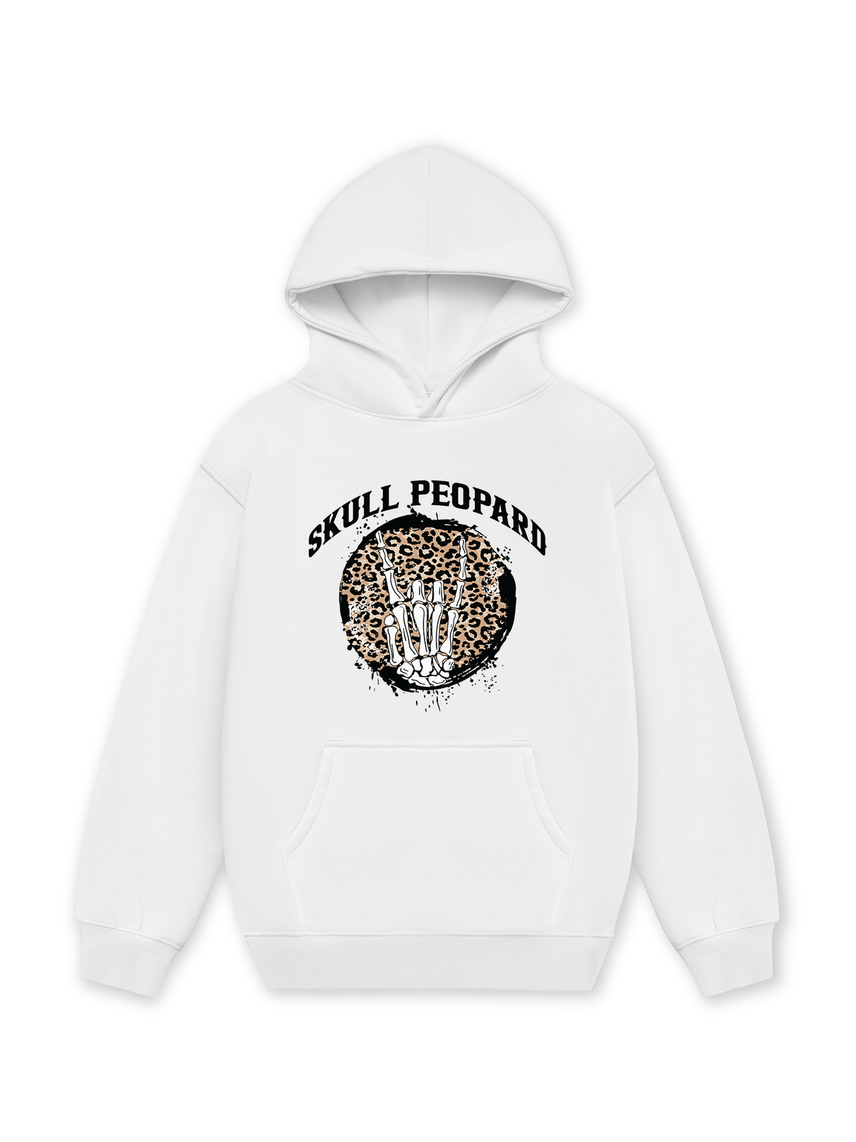 Áo Hoodie Nỉ Hai Da Skull Leopard