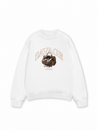 Áo Sweater Nỉ Hai Da Savage Stash