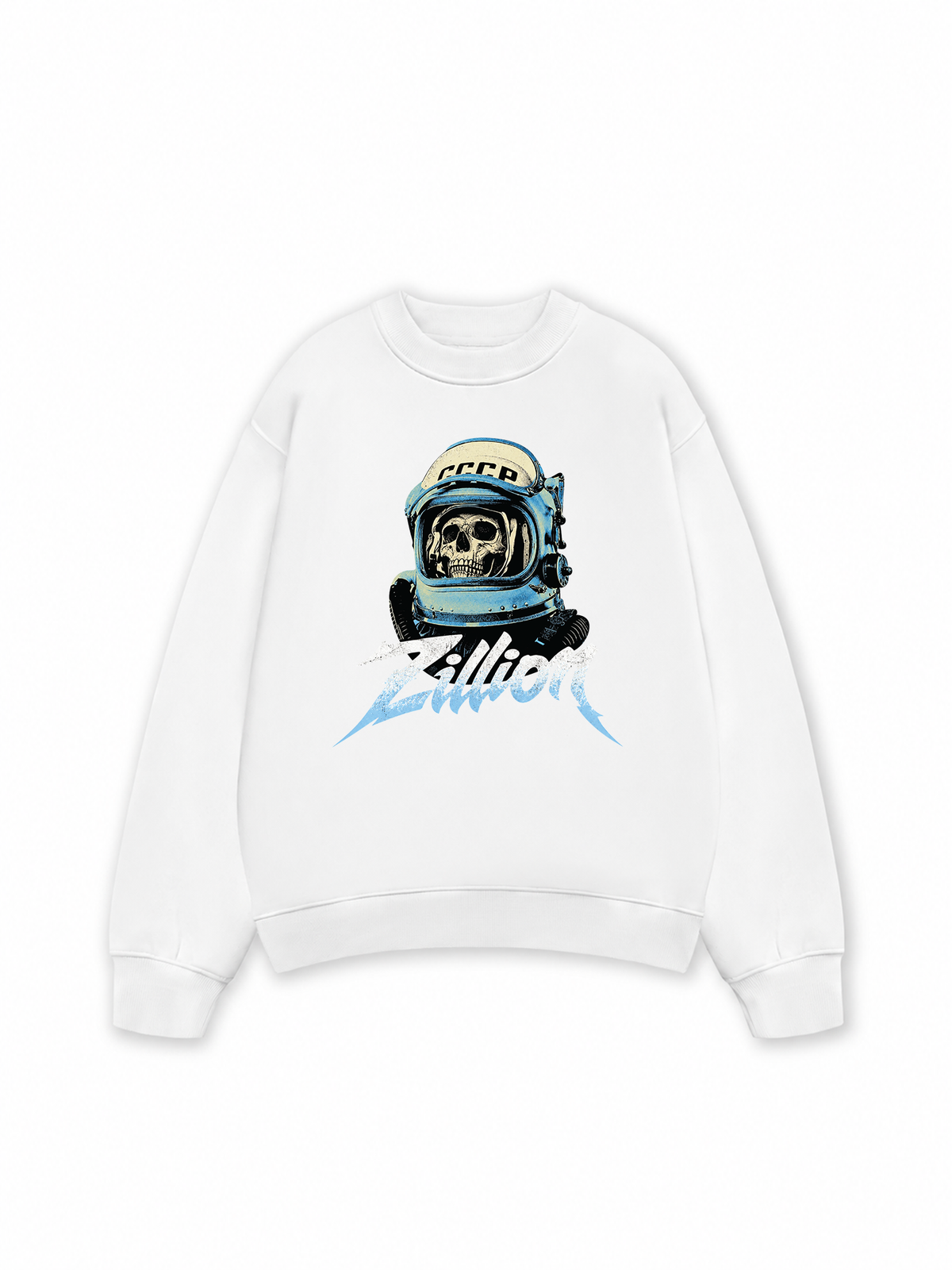 Áo Sweater Nỉ Hai Da Skull Cosmonaut