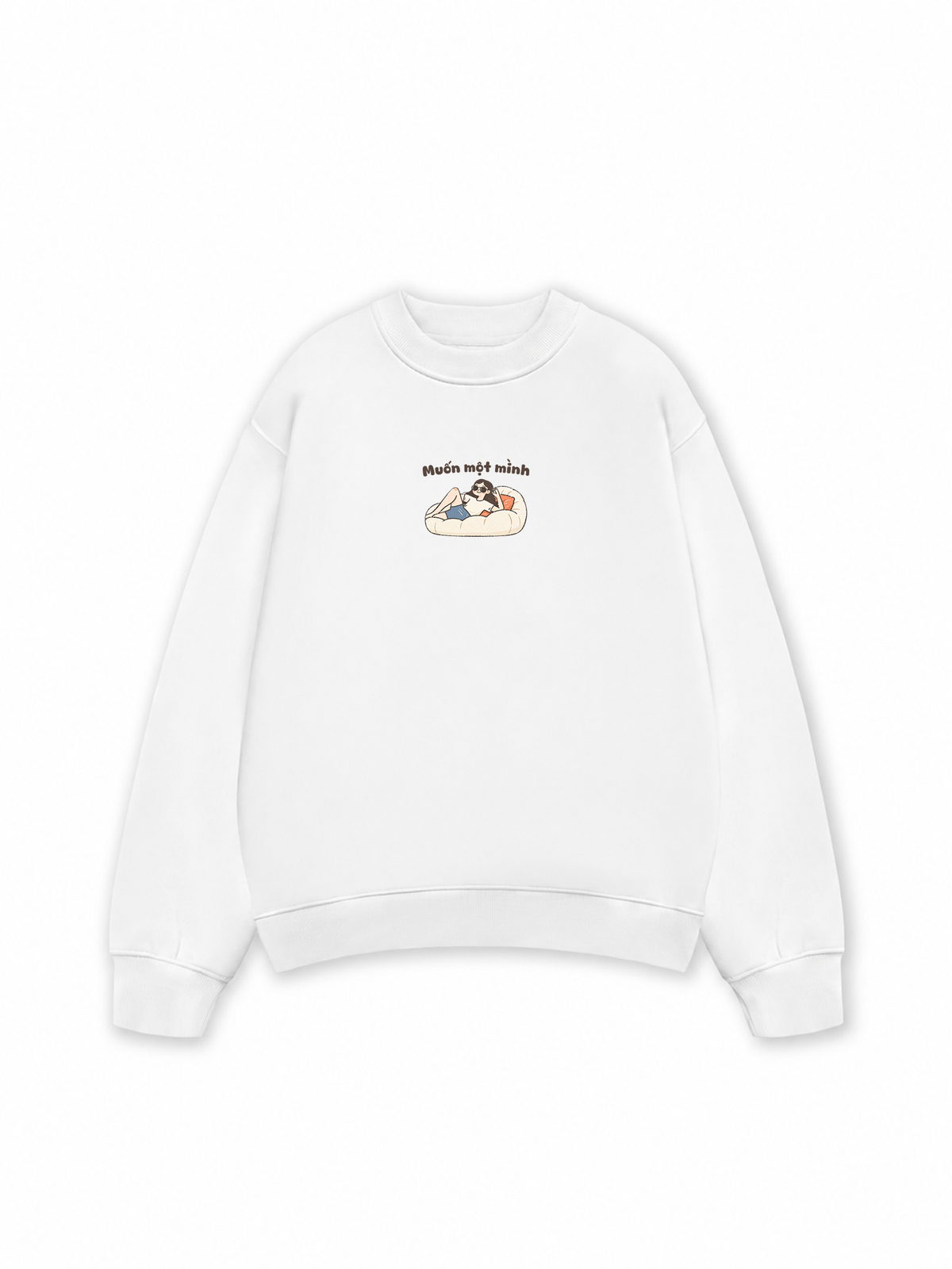 Áo Sweater Nỉ Hai Da Muốn Một Mình