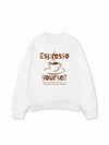 Áo Sweater Nỉ Hai Da Espresso Yourself