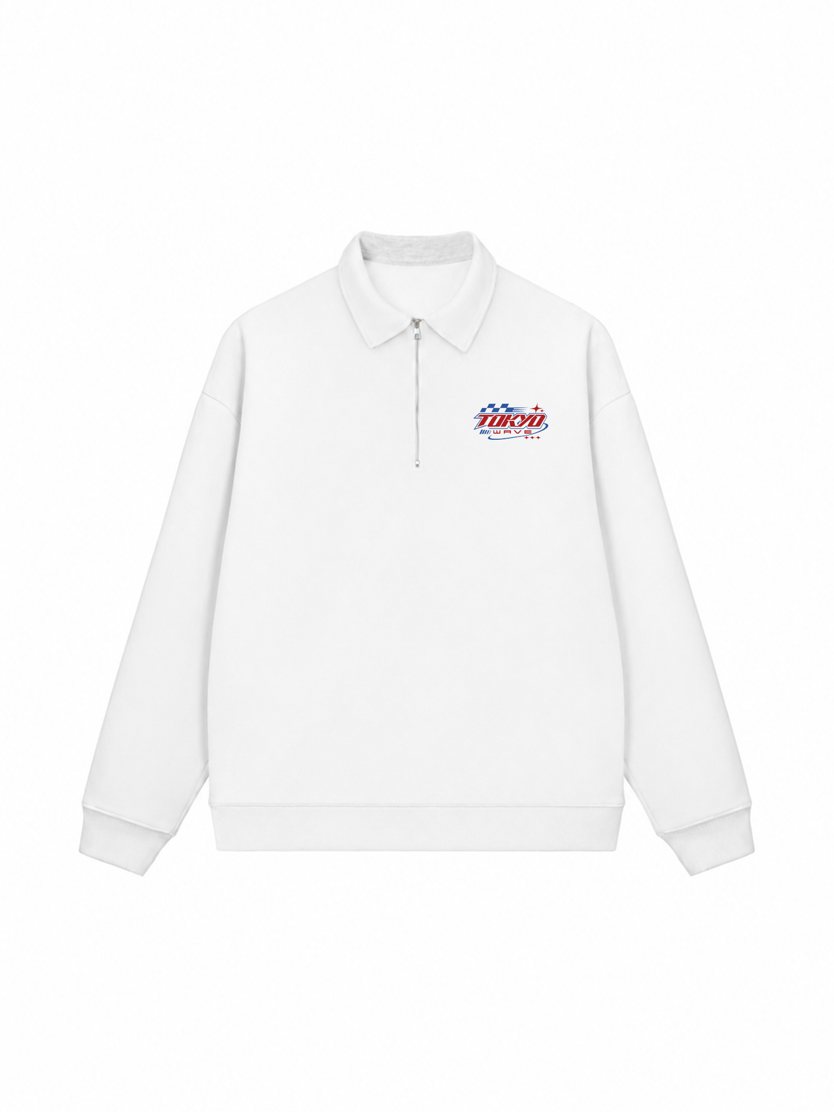 Áo Sweater Polo Nỉ Hai Da Tokyo Wave