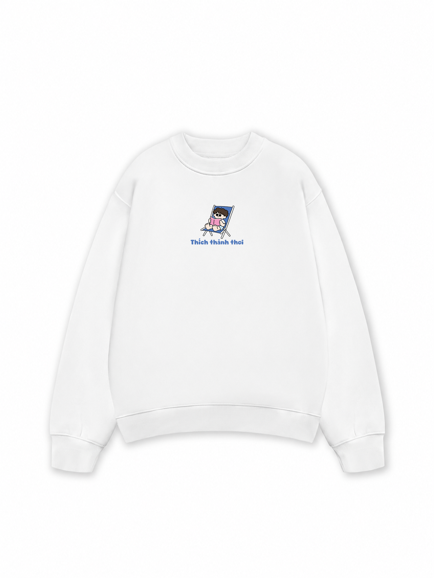 Áo Sweater Nỉ Hai Da Thích Thảnh Thơi