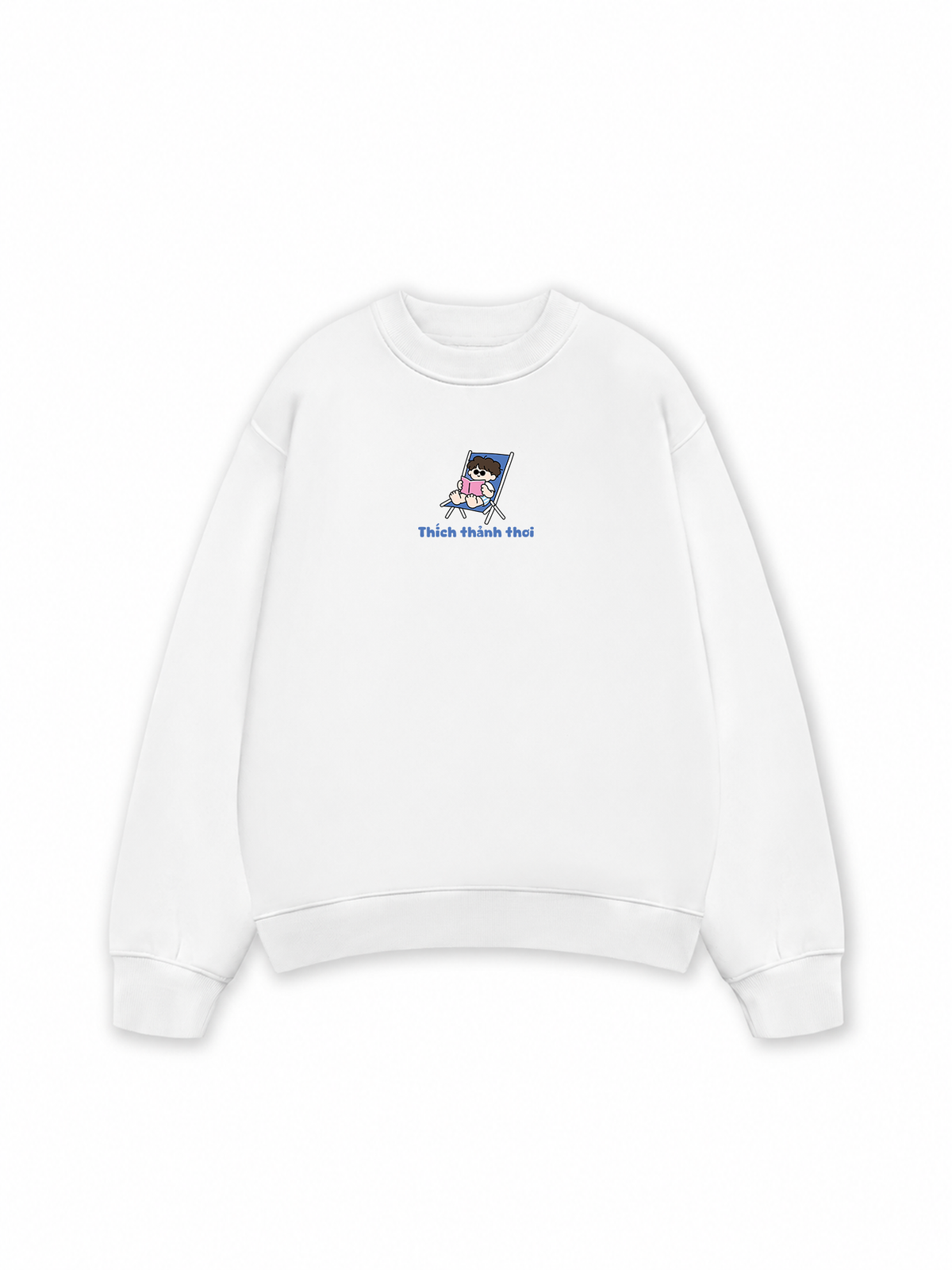 Áo Sweater Nỉ Hai Da Thích Thảnh Thơi