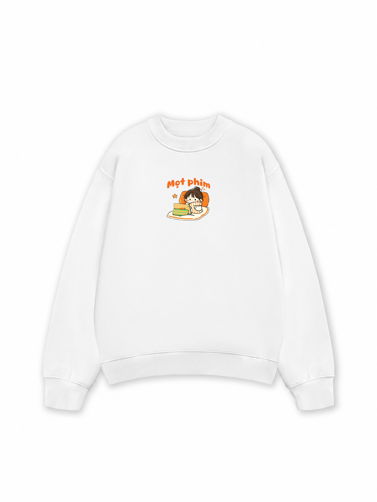 Áo Sweater Nỉ Hai Da Mọt Phim