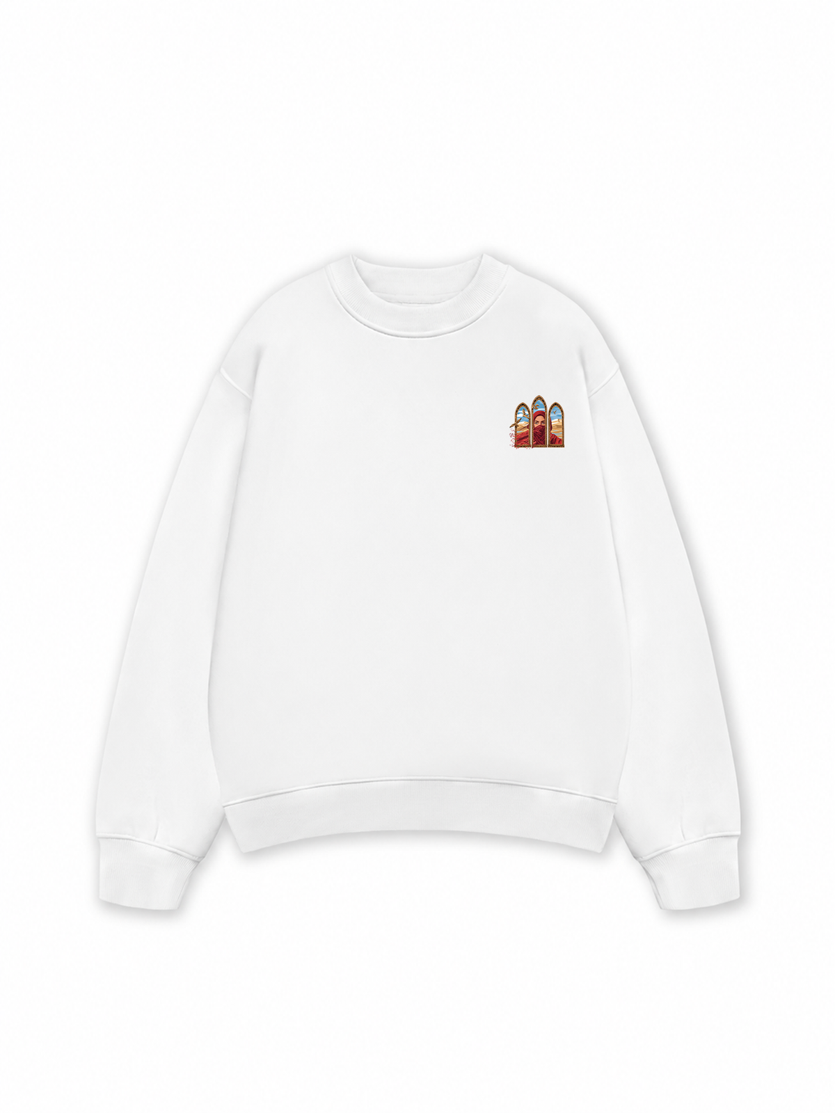 Áo Sweater Nỉ Hai Da Desert Gaze