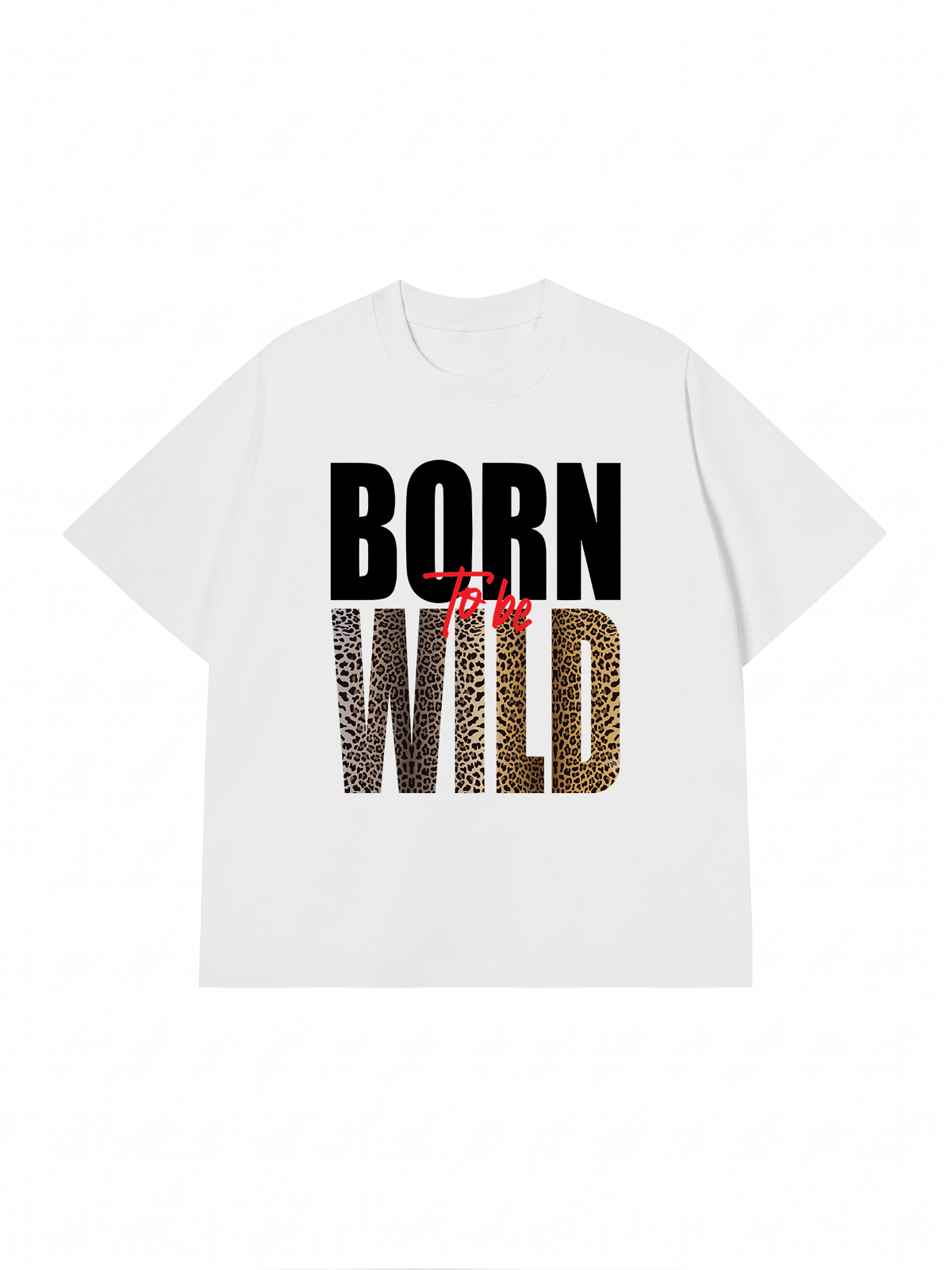 Áo Thun Relaxed Fit Born To Be Wild