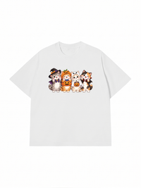 Áo Thun Relaxed Fit Meow Halloween