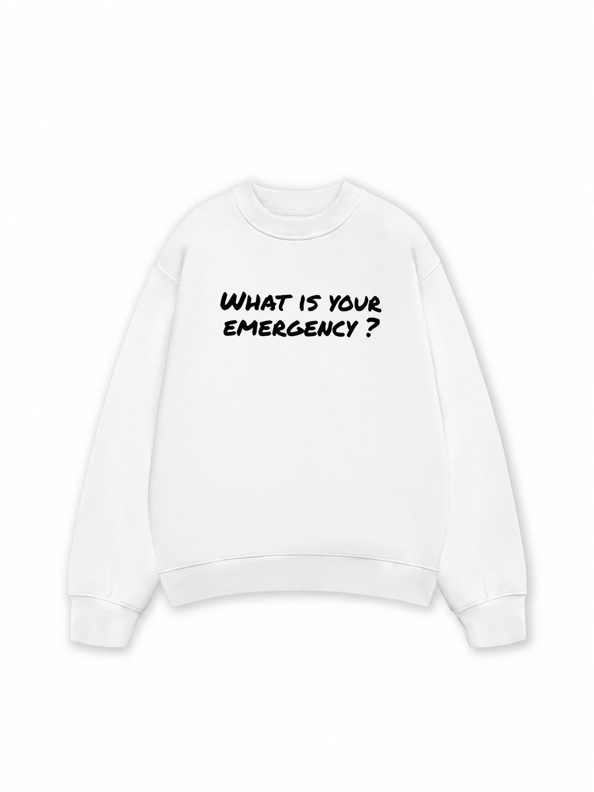 Áo Sweater Nỉ Hai Da Car What Is Your Emergency