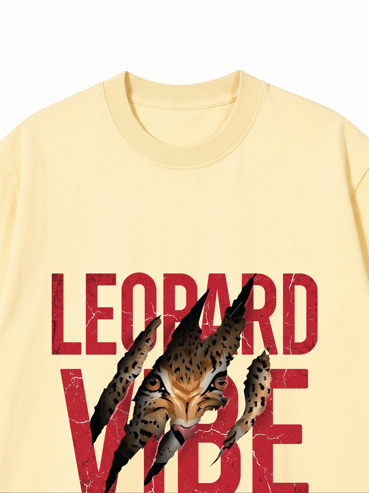 Áo Thun Relaxed Fit Leopard Rip
