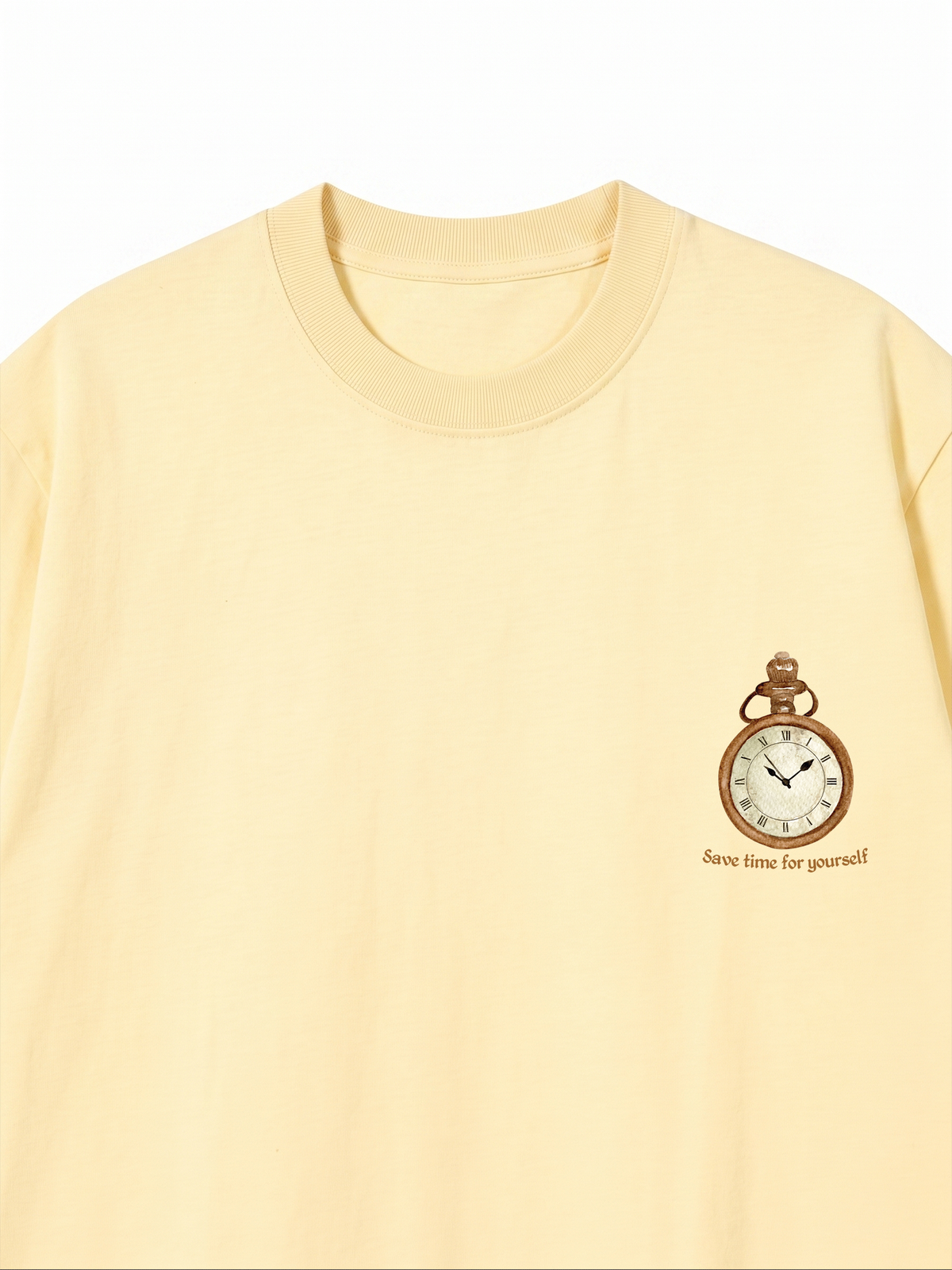 Áo Thun Relaxed Fit Save Time For Yourself