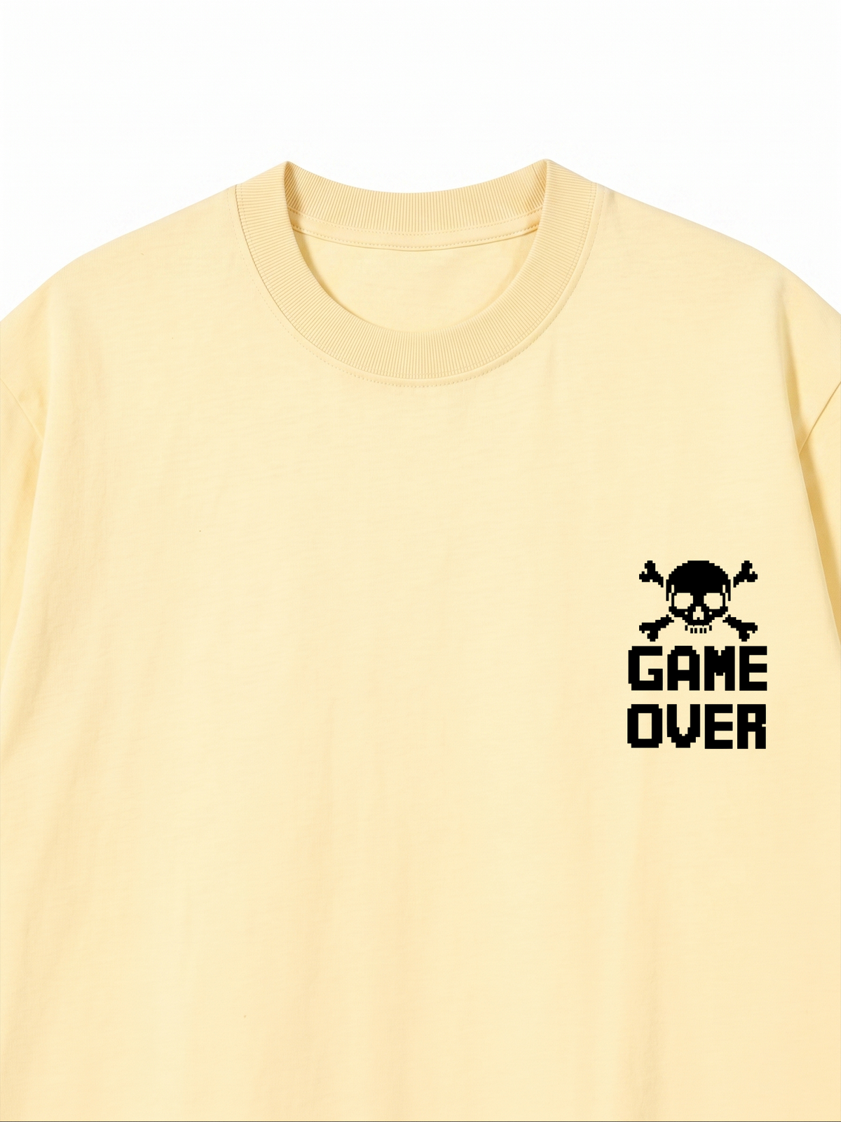 Áo Thun Relaxed Fit Skull Game Over