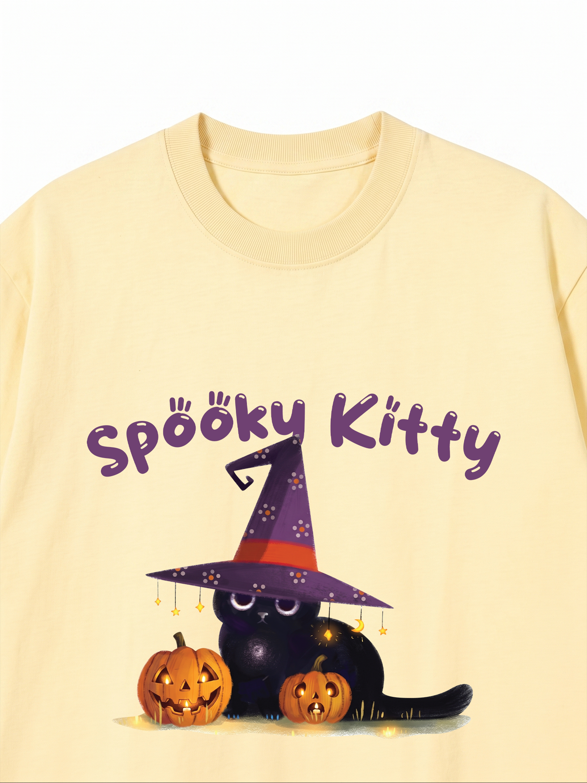 Áo Thun Relaxed Fit Spooky Kitty