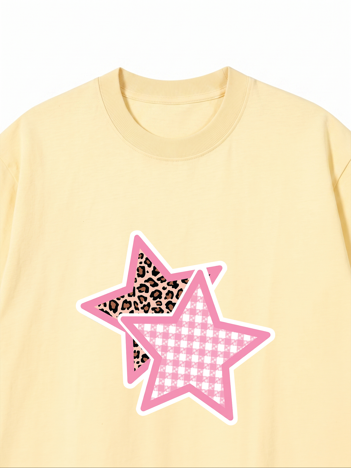 Áo Thun Relaxed Fit Leopard Star