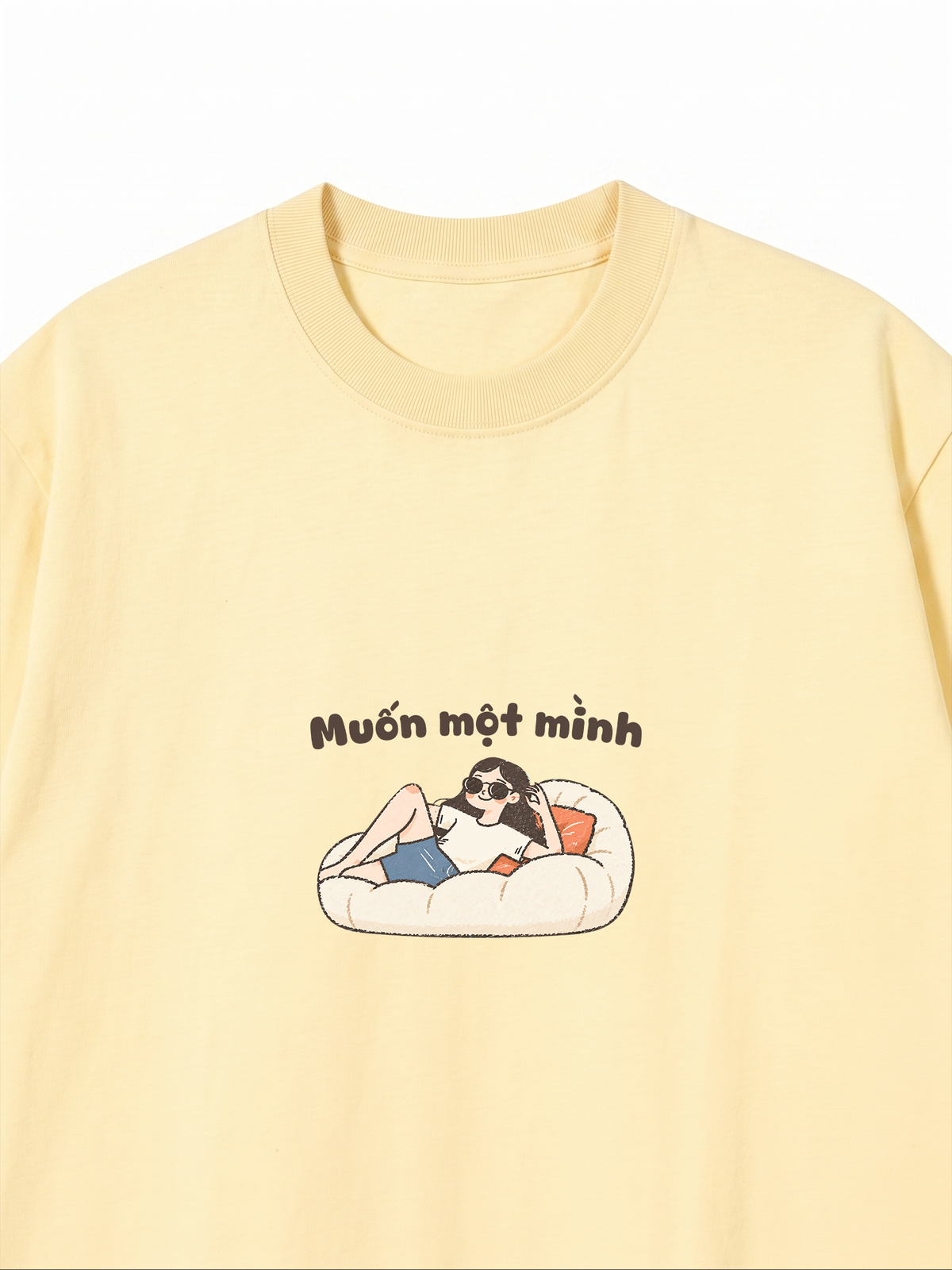 Áo Thun Relaxed Fit Muốn Một Mình