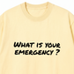 Áo Thun Relaxed Fit Car What Is Your Emergency