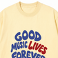 Áo Thun Relaxed Fit Good Music Lives Forever
