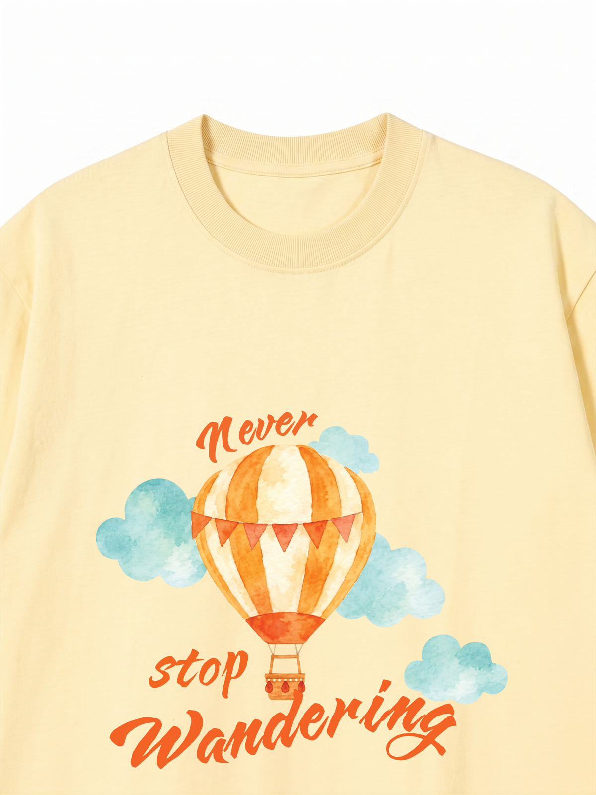 Áo Thun Relaxed Fit Never Stop Wandering