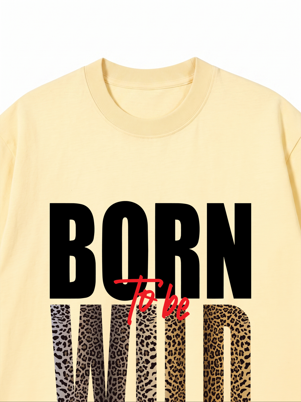 Áo Thun Relaxed Fit Born To Be Wild