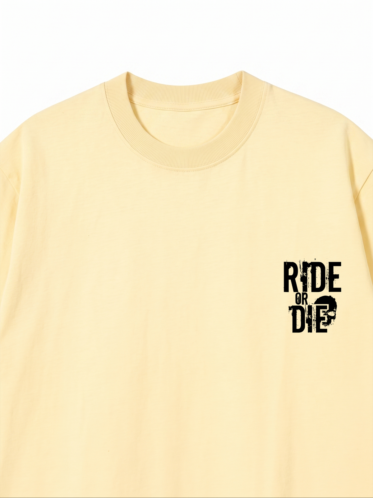 Áo Thun Relaxed Fit Skull Ride Or Die