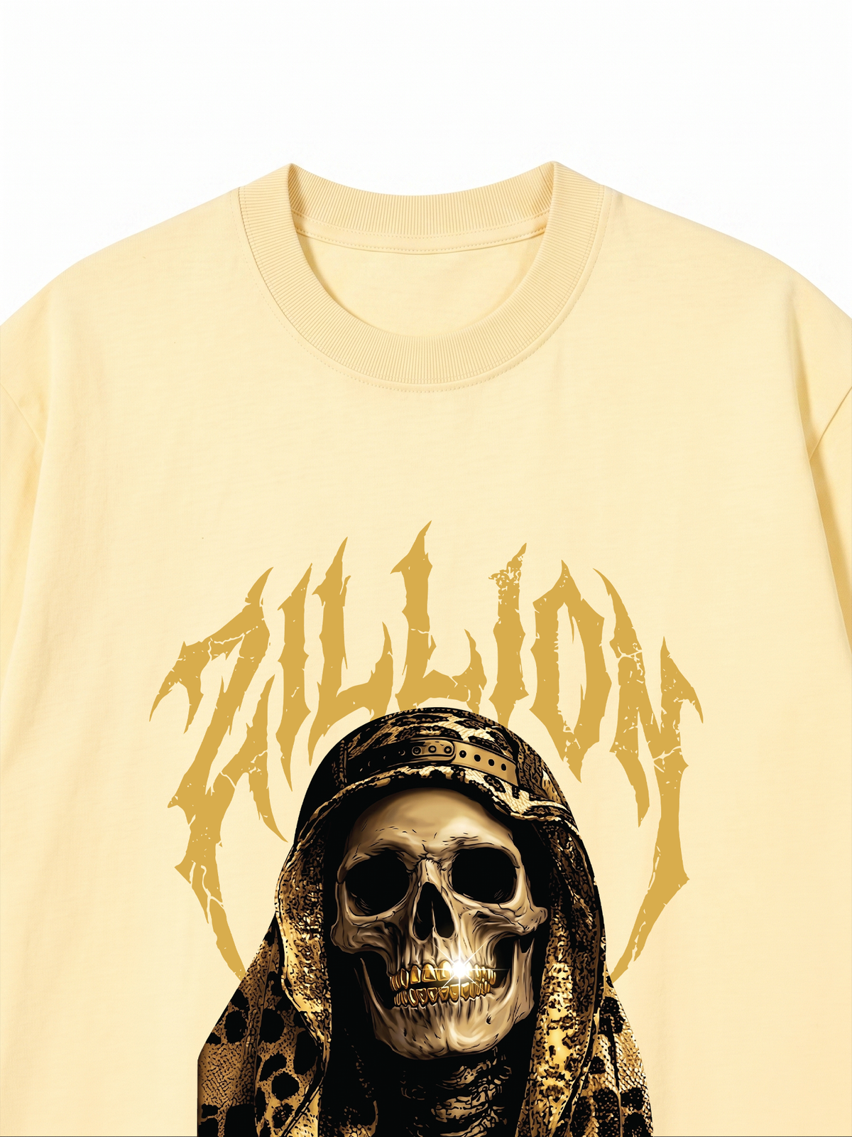 Áo Thun Relaxed Fit Golden Skull