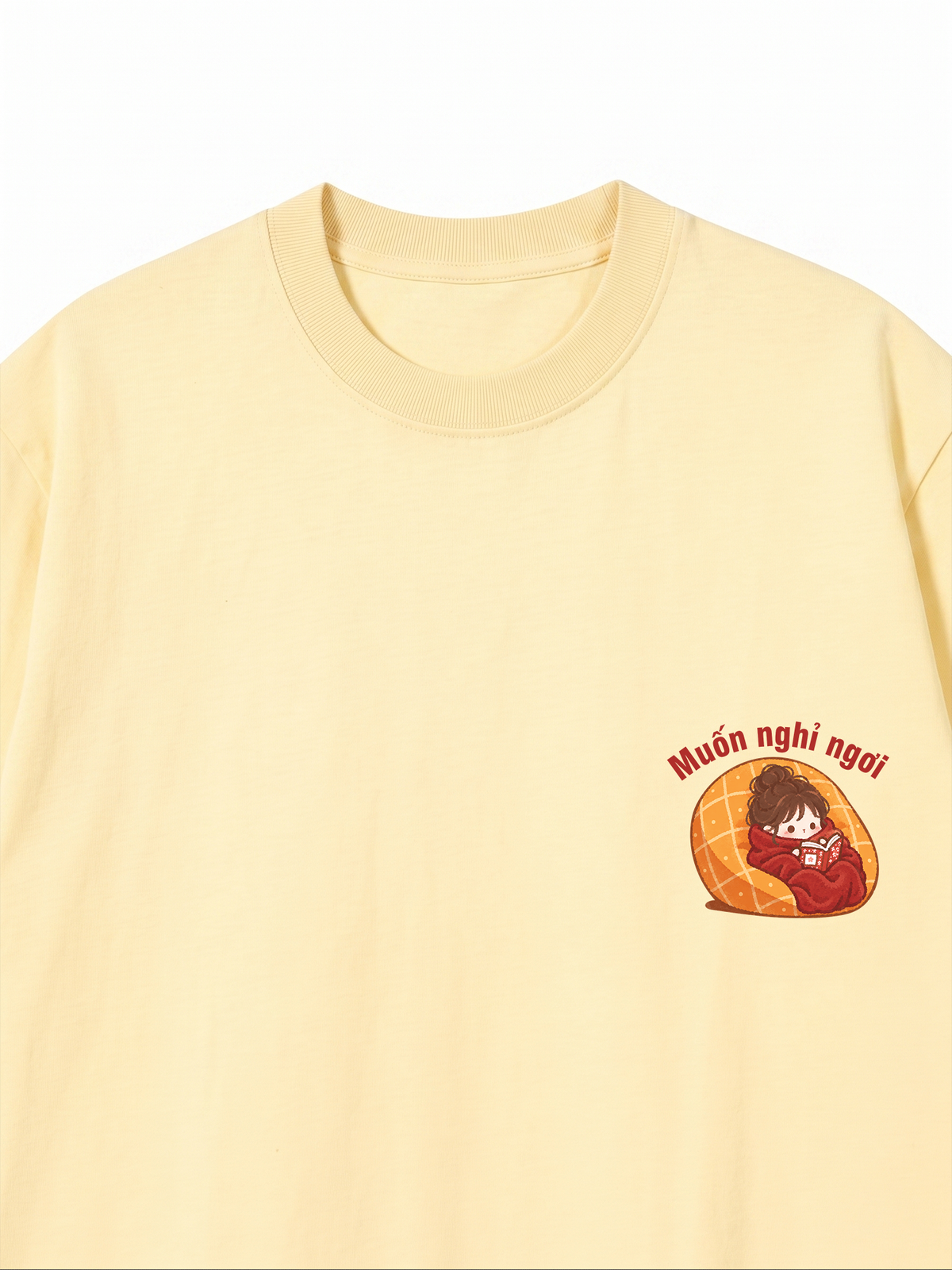 Áo Thun Relaxed Fit Muốn Nghỉ Ngơi