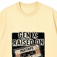 Áo Thun Relaxed Fit Gen X Raised On