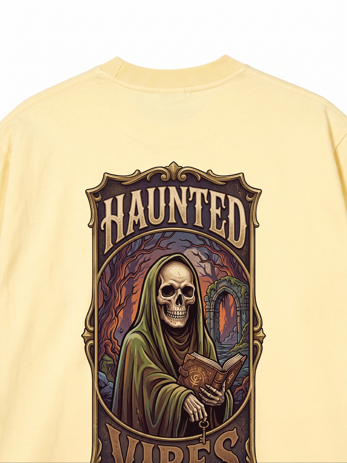 Áo Thun Relaxed Fit Haunted Vibe