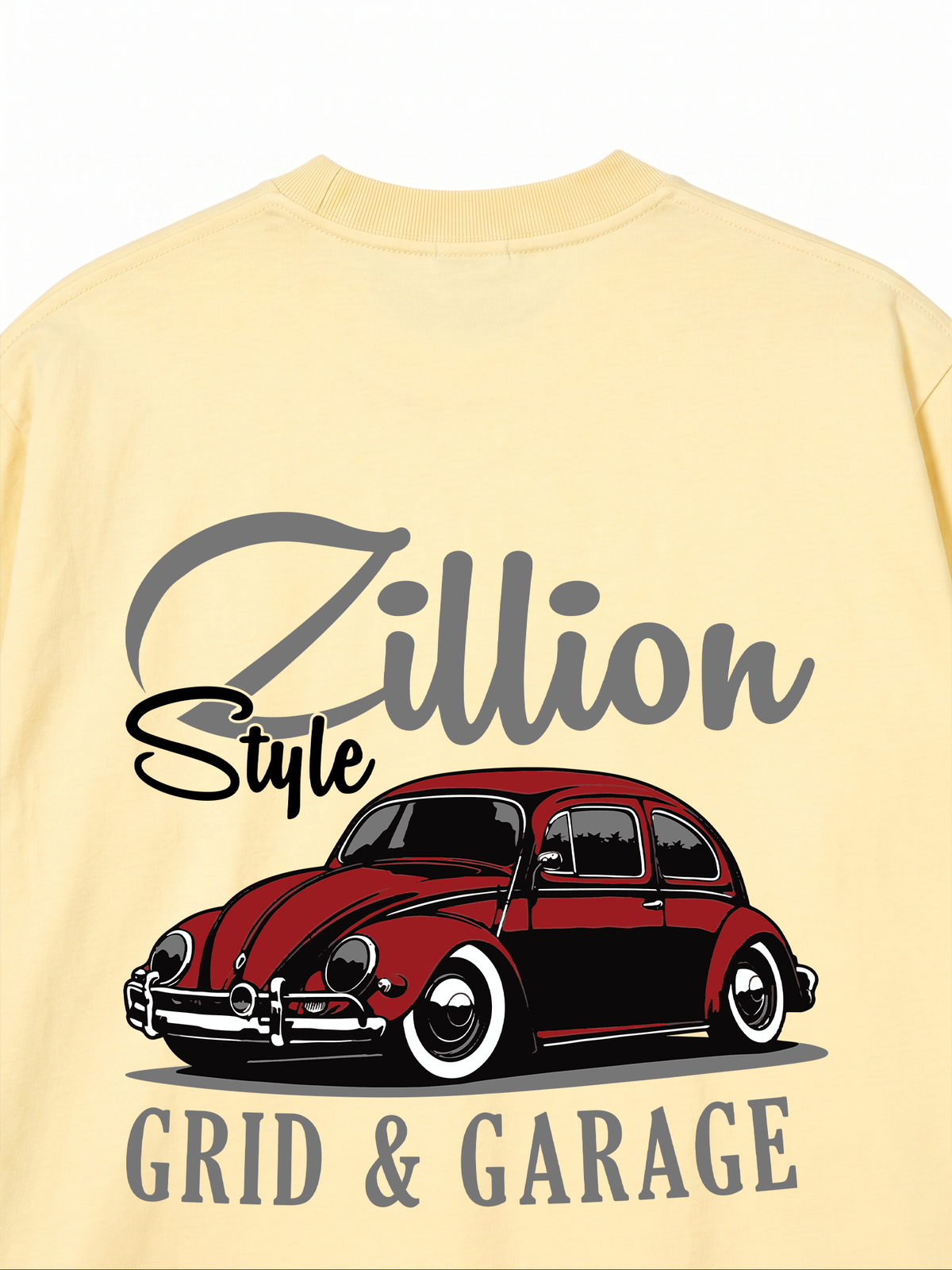Áo Thun Relaxed Fit Zillion Style Grid & Garage