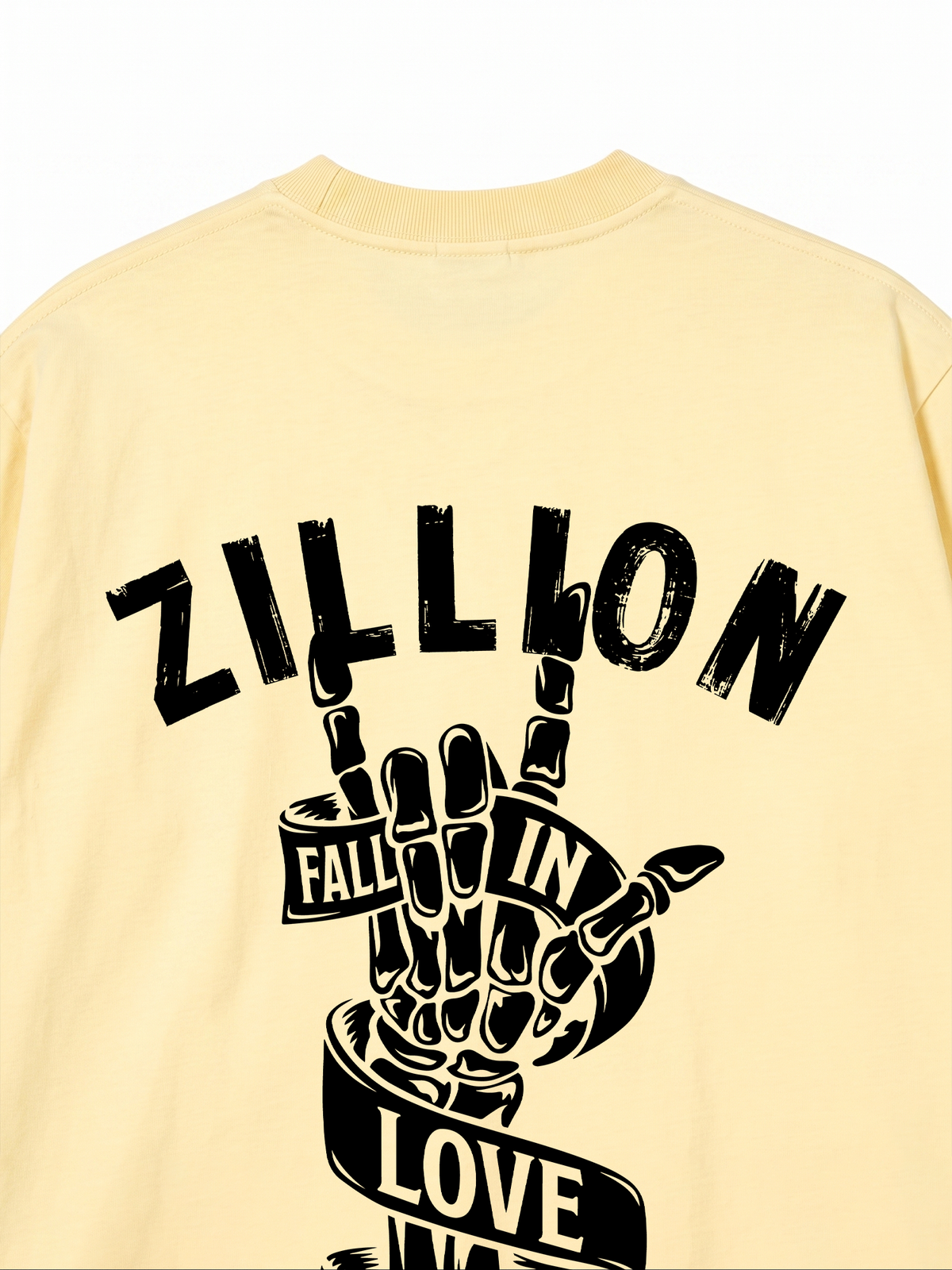 Áo Thun Relaxed Fit Skull Fall In Love