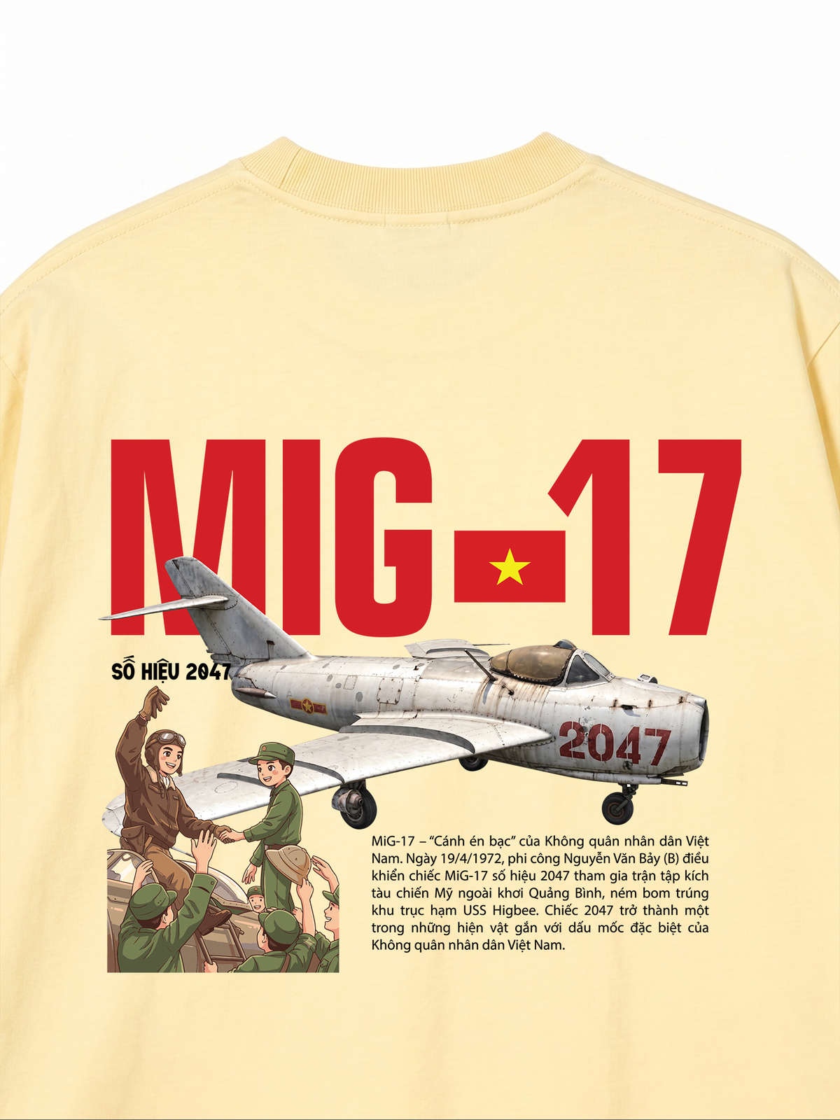 Áo Thun Relaxed Fit Mig-17